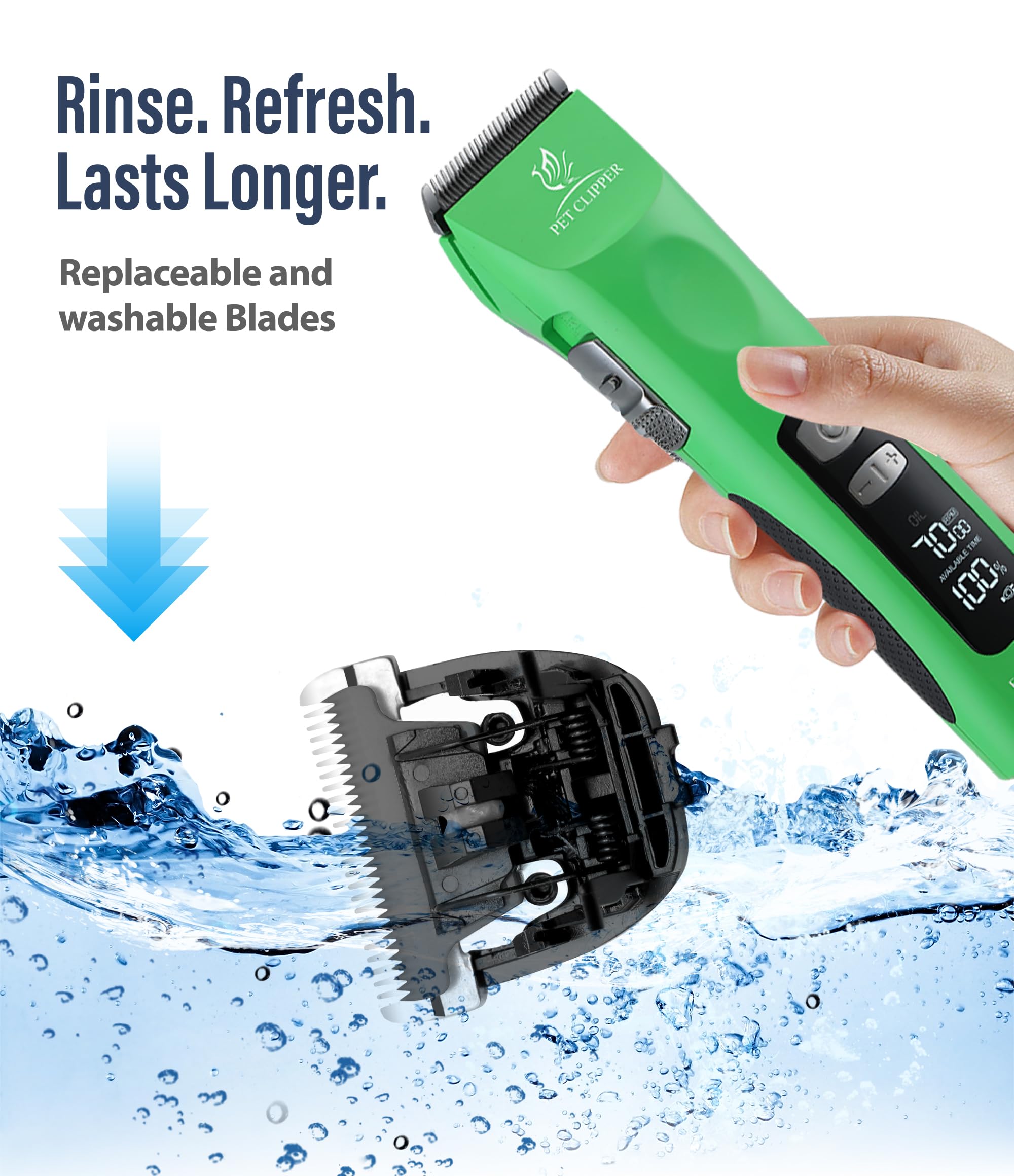 Amazon.com: Professional Dog Grooming Clippers with 17H Runtime
